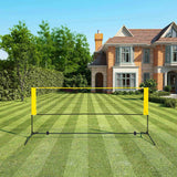 Badmintonnetz Tennisnetz 5 m Gelb