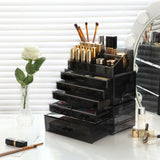 Make-up Organizer Kosmetik-Aufbewahrung Schwarz