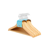 Lot de 20 cintres pour enfants couleur naturelle
