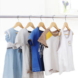 Lot de 20 cintres pour enfants couleur naturelle