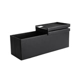 Sitzbank 110 x 38 x 38 cm bis 300 kg belastbar Schwarz