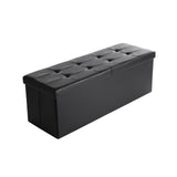 Sitzbank 110 x 38 x 38 cm bis 300 kg belastbar Schwarz