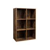 Bücherregal Würfelregal 65,5 x 30 x 97,5 cm Dunkelbraun