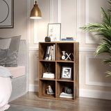 Bücherregal Würfelregal 65,5 x 30 x 97,5 cm Dunkelbraun
