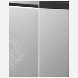 Mülleimer Mülltrennsystem 2 x 15 L Schwarz-Silbern