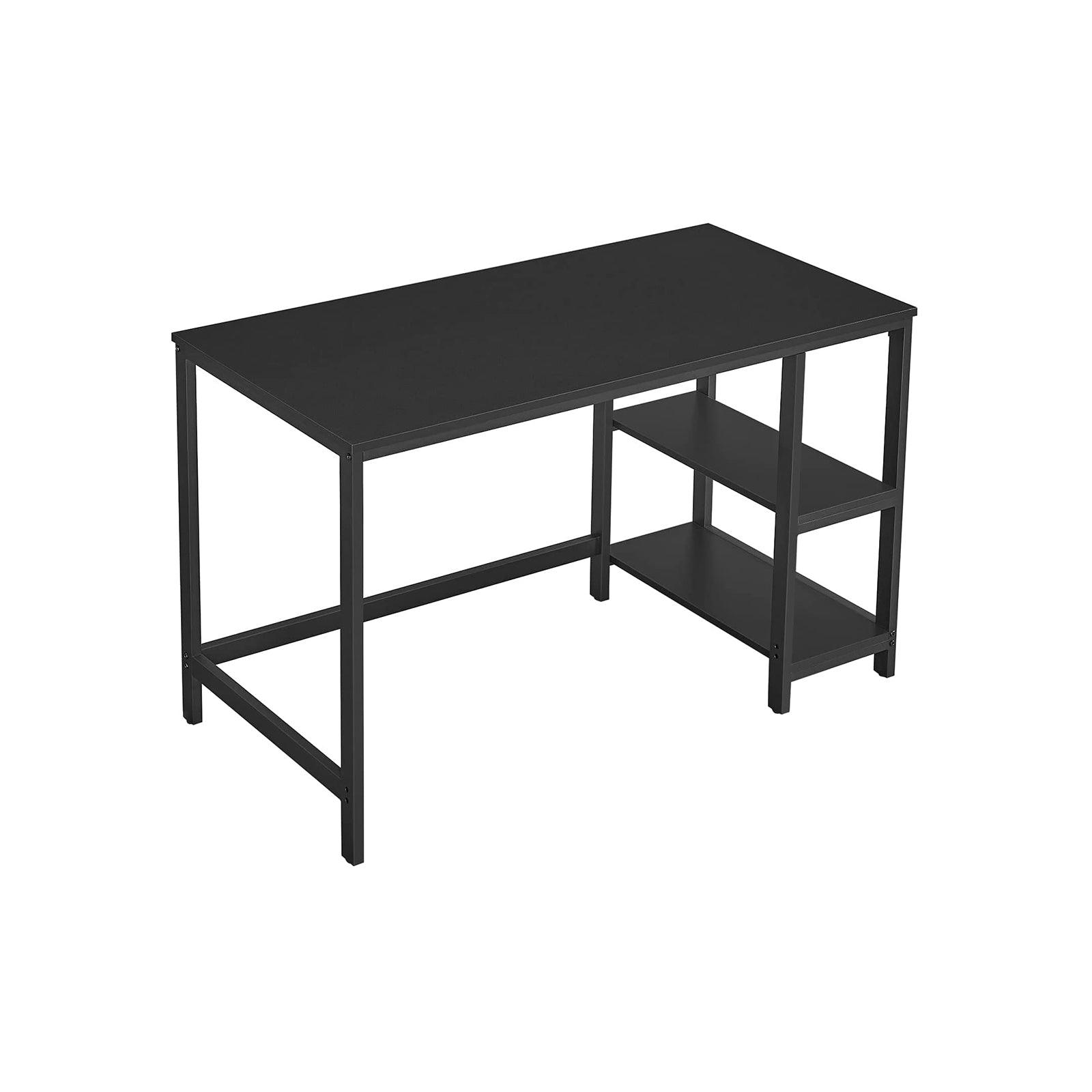 Schreibtisch Computertisch 120 x 60 x 75 cm Schwarz