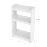 Nischenregal 45 x 17 x 68,5 cm Weiß