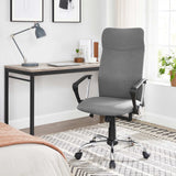 Bürostuhl Schreibtischstuhl neigbar bis 120 kg belastbar Grau