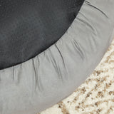 Panier pour chien et chat 50 x 18 cm (Ø x H) Gris-Blanc