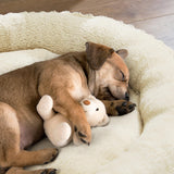 Hundebett Katzenbett 55 x 12 cm (Ø x H) Dunkelgrau