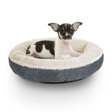 Hundebett Katzenbett 55 x 12 cm (Ø x H) Dunkelgrau