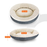 Hundebett Katzenbett 55 x 12 cm (Ø x H) Dunkelgrau
