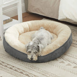 Lit pour chien et chat 60 x 18 cm (Ø x H) Gris foncé