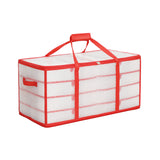Aufbewahrungsboxen für Weihnachtskugeln 67 x 34 x 34 cm Rot