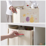 3er-Set Aufbewahrungsbox mit Deckel für Kinder 30 x 30 x 30 cm Einhörner-Motiv