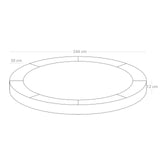 Trampolin Randabdeckung Ø 244 cm Blau