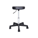Drehhocker Sitzhöhe 46 - 58 cm Schwarz