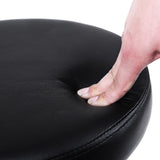 Drehhocker Sitzhöhe 46 - 58 cm Schwarz
