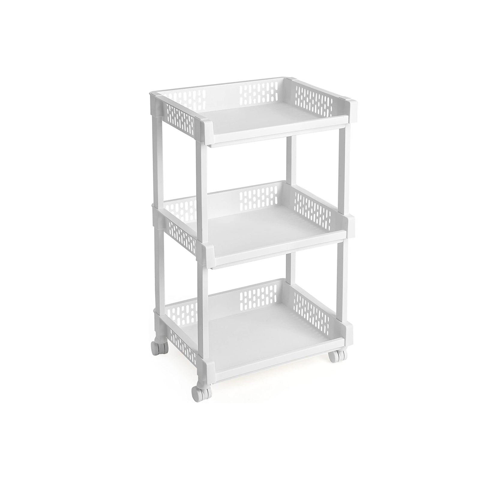 Rollwagen 36,5 x 28 x 61 cm Weiß