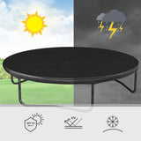Trampolin Abdeckung Ø 305 cm Schwarz