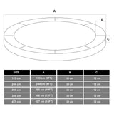 Trampolin Randabdeckung Ø 366 cm Grün