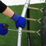 Trampolin Sprungmatte Ø 366 cm Schwarz