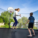 Trampolin Sprungmatte Ø 366 cm Schwarz