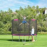 Trampolin Ø 366 cm bis 150 kg belastbar Pink