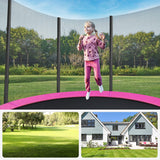 Trampolin Ø 366 cm bis 150 kg belastbar Pink
