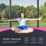 Trampolin Ø 366 cm bis 150 kg belastbar Pink