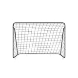 Fußballtor Eisenrohre und PE-Netz Schwarz