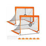 2er-Set Fußballtor Pop-up Orange