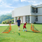 2er-Set Fußballtor Pop-up Orange