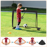 2er-Set Fußballtor Pop-up Orange