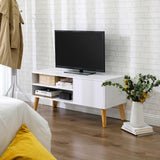 TV-Lowboard TV-Ständer 110 x 40 x 49,5 cm Weiß