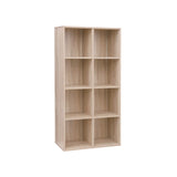Bücherregal Aufbewahrungsregal 65,5 x 30 x 129,5 cm Eichefarbe