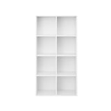 Bücherregal Aufbewahrungsregal 65,5 x 30 x 129,5 cm Weiß