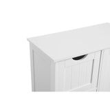 Badezimmerschrank Sideboard 60 x 30 x 81 cm Weiß