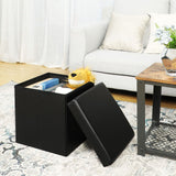 Sitzwürfel 38 x 38 x 38 cm bis 300 kg belastbar Schwarz