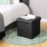 Sitzwürfel 38 x 38 x 38 cm bis 300 kg belastbar Schwarz