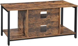 TV-Lowboard mit offenen Fächern 110 x 40 x 50 cm Vintagebraun