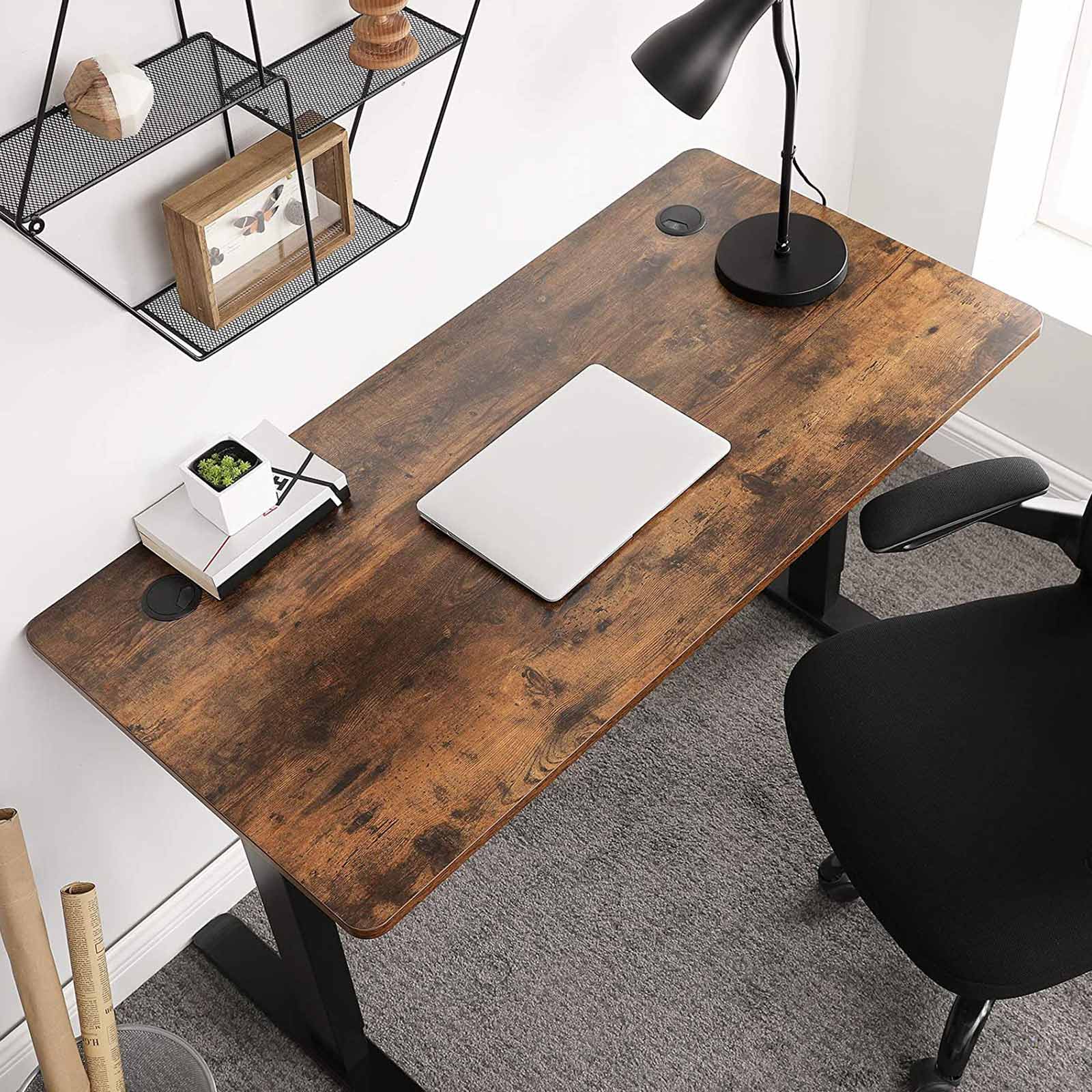 Thanaddo Arbeitstisch 60 x 120 cm Schreibtisch, Kleiner Computertisch,  Bürotisch für Büro
