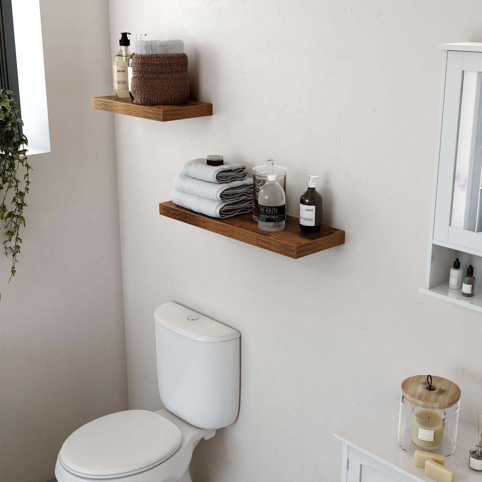 Wandregal Wandboard 40 x 20 x 3,8 cm Vintagebraun