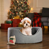 Panier pour chien et chat 70 x 58 x 27 cm gris