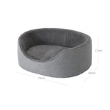 Panier pour chien et chat 70 x 58 x 27 cm gris