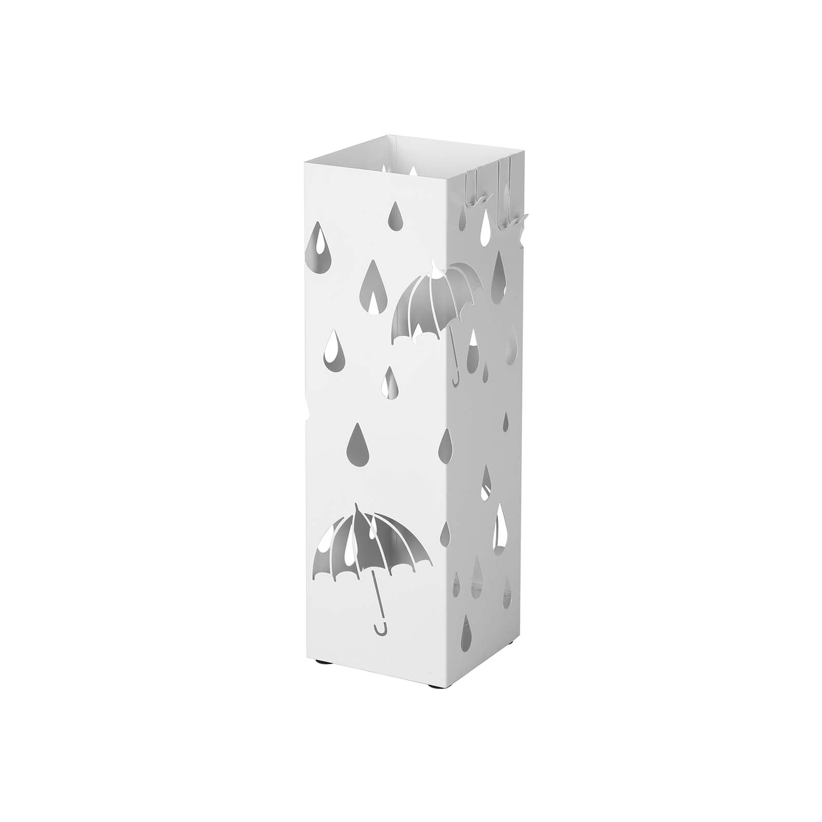 Regenschirmständer reizend 15,5 x 15,5 x 49 cm Weiß