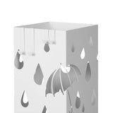 Regenschirmständer reizend 15,5 x 15,5 x 49 cm Weiß
