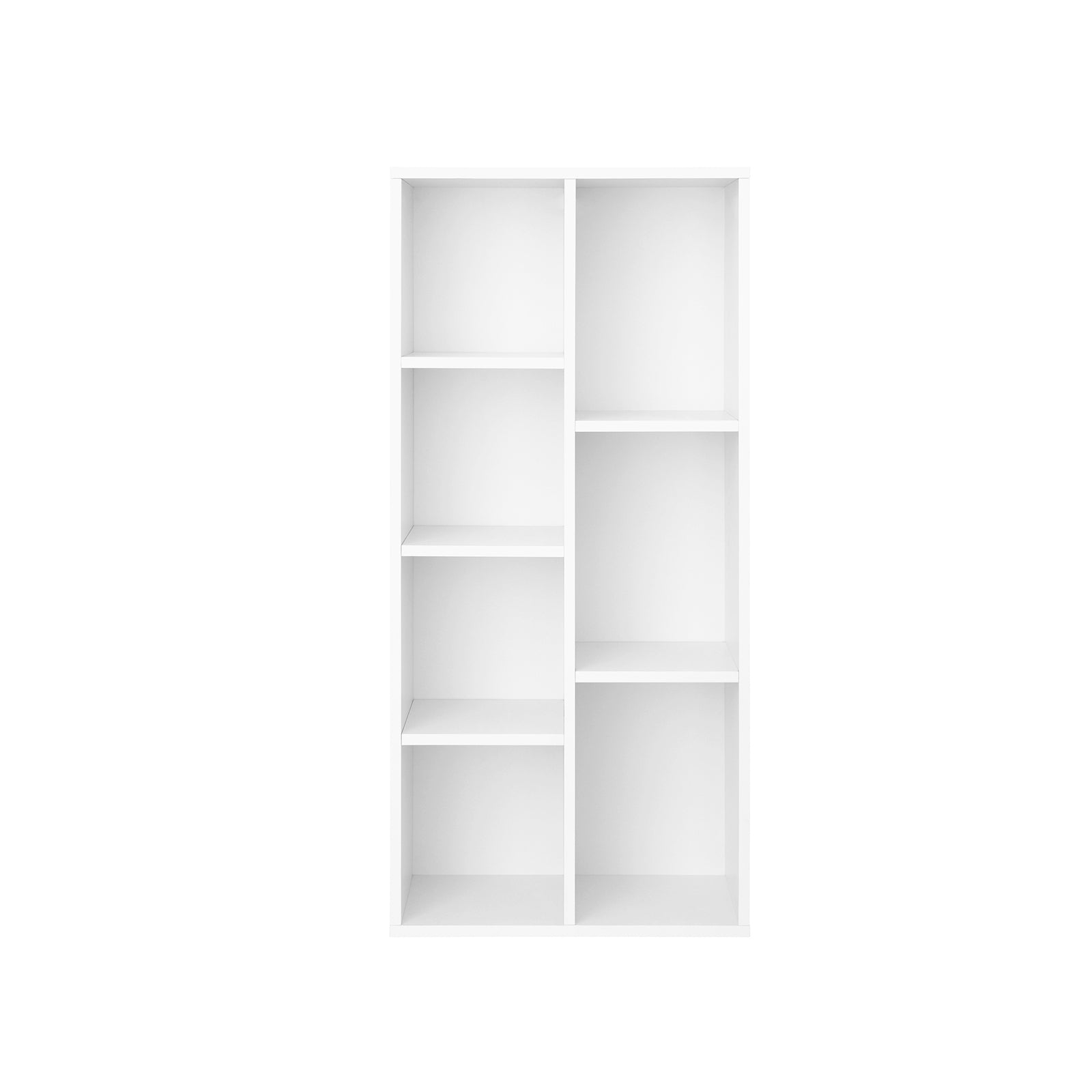Bücherregal Würfelregal 50 x 24 x 106 cm Weiß